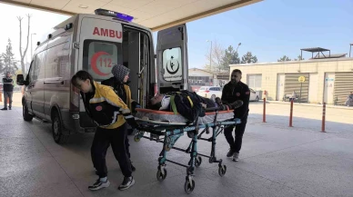 Cam Takarken 5 Metre Yükseklikten Düşen İşçi Yaralandı