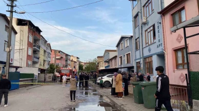 5 Katlı Binanın Çatı Katında Korkutan Yangın