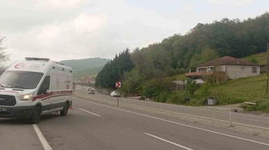 Trafik Kazası Dede ve Torunları Tarlaya Uçtu