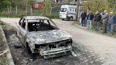 Park Halindeki Otomobil Yandı