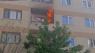 Balkonda Unutulan Sigara Yangına Yol Açtı
