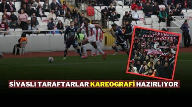 Sivaslı Taraftarlar Kareografi Hazırlıyor