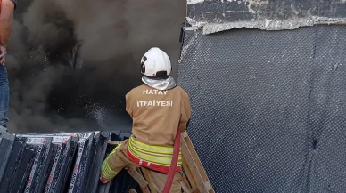 İnşaat Alanında Yangın Paniği