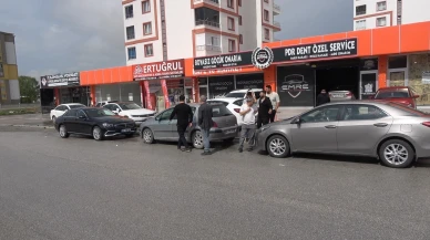 Dolu Araçlarda Hasara Yol Açtı, Sanayi Hareketlendi