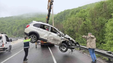 Kontrolden Çıkan Araç Ormanlık Alana Uçtu: 1 Ölü