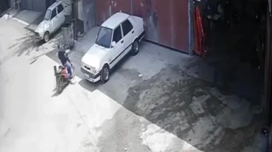 Şarjlı Bisiklet Kapıya Çarptı