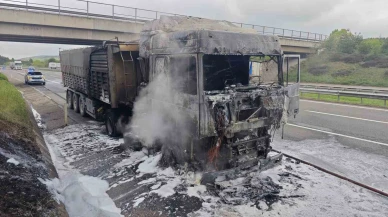 Tekerlek Patladı, Tır Küle Döndü