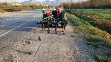 Malatya Yolu Üzerinde Maddi Hasarlı Kaza