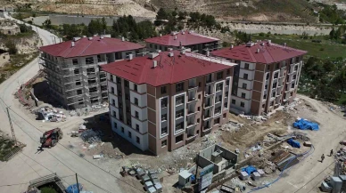 Sivas’ın İlçesinde Gürün’de Afet Konutları Yükseliyor