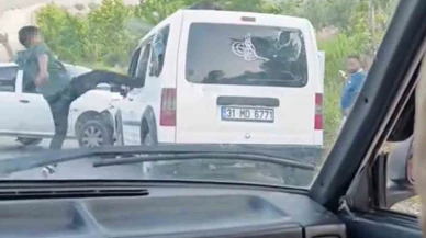 Trafik Kazası Gerilime Dönüştü