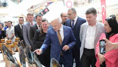 Aksaray'da Cezaevi Hükümlülerinin El Emeği Sergisi Açıldı!