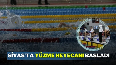 Sivas’ta Yüzme Heyecanı Başladı