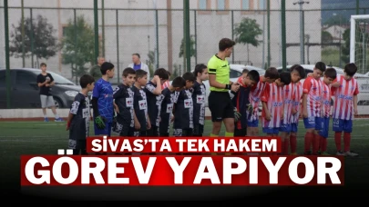 Sivas’ta Tek Hakem Görev Yapıyor