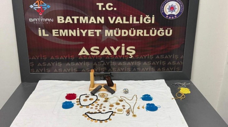 Batman'da Altın Hırsızı Kadın Yakalandı