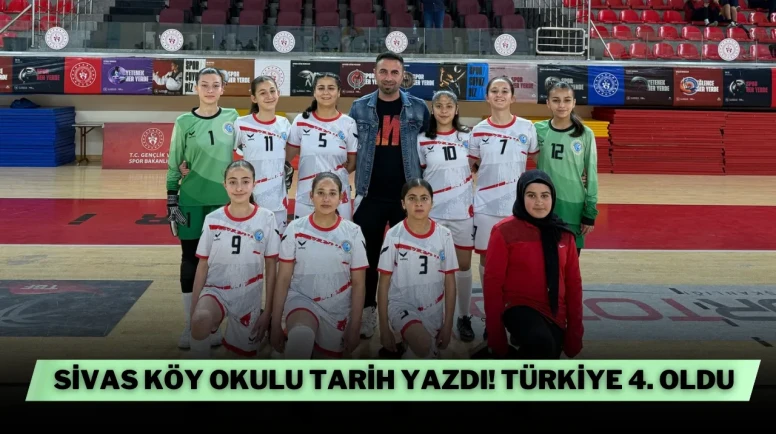 Sivas Köy Okulu Tarih Yazdı! Türkiye 4. Oldu