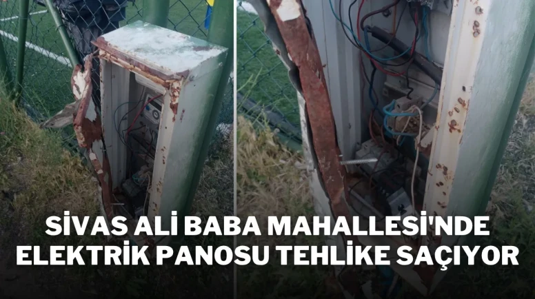 Sivas Ali Baba Mahallesi'nde Elektrik Panosu Tehlike Saçıyor