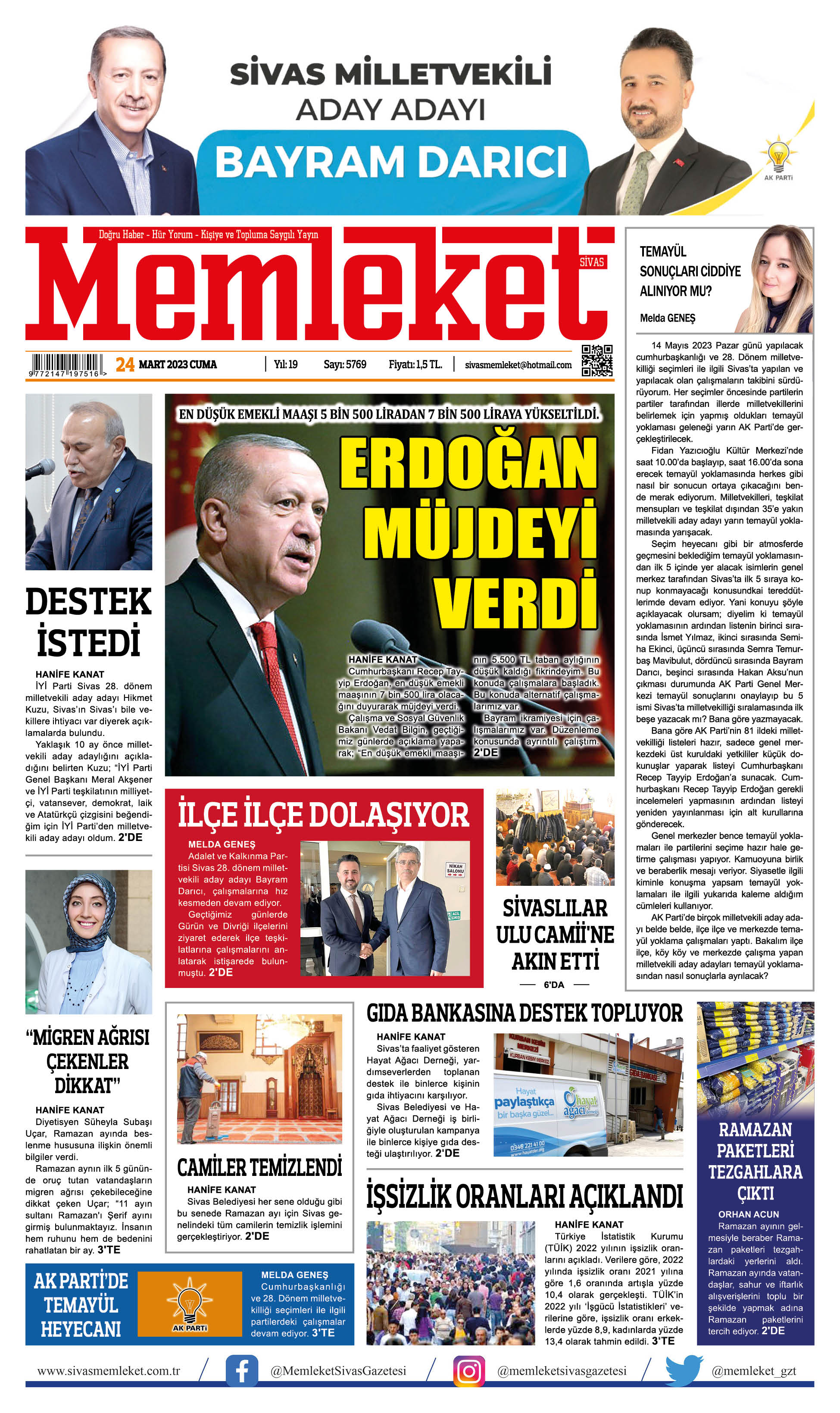 24 Mart 2023i / E-Gazete 1