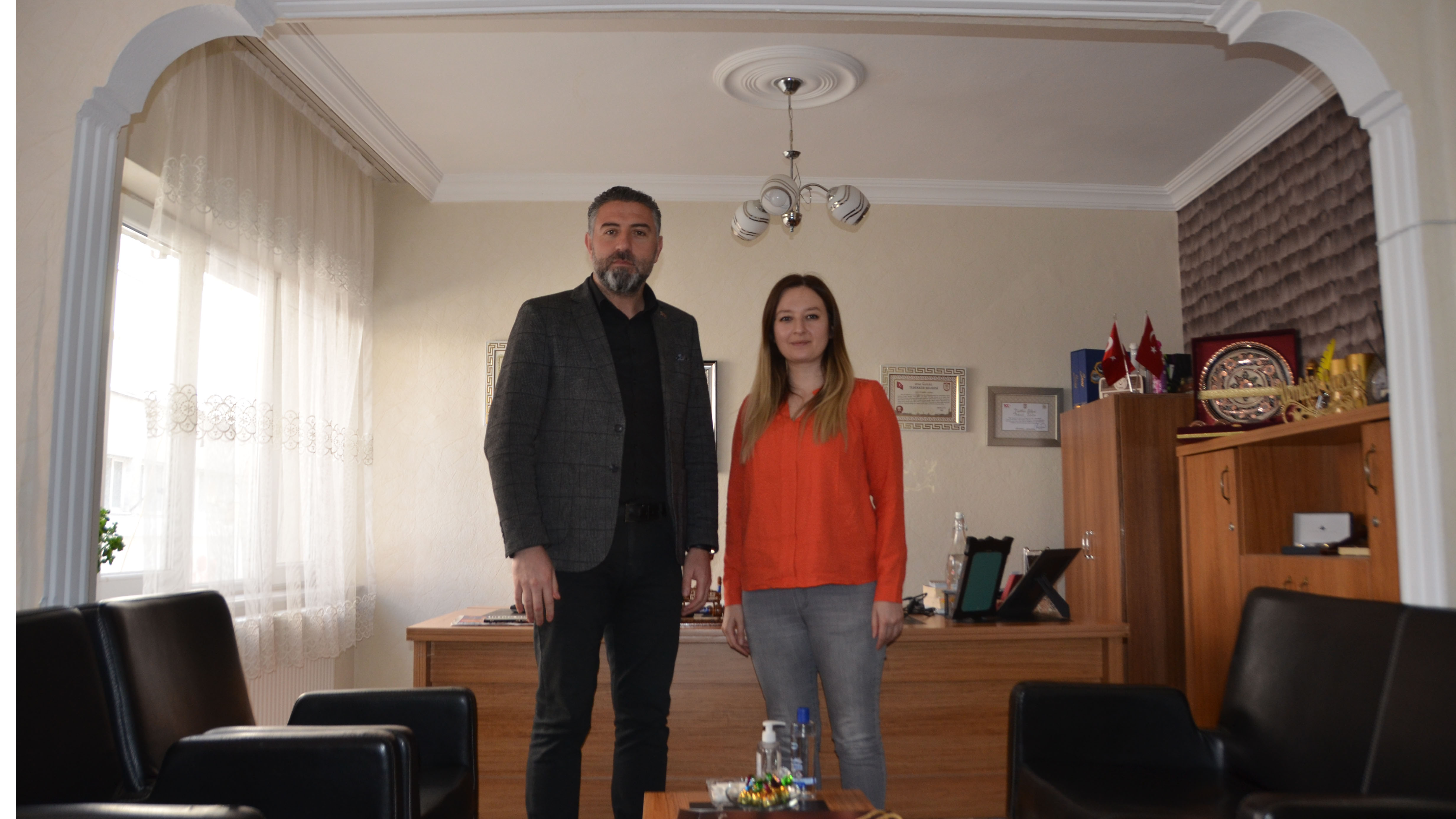 Şehit Aileleri ve Gaziler Derneği Başkanı Fatih Deveci Sivas Medya Center’a Ziyarette Bulundu