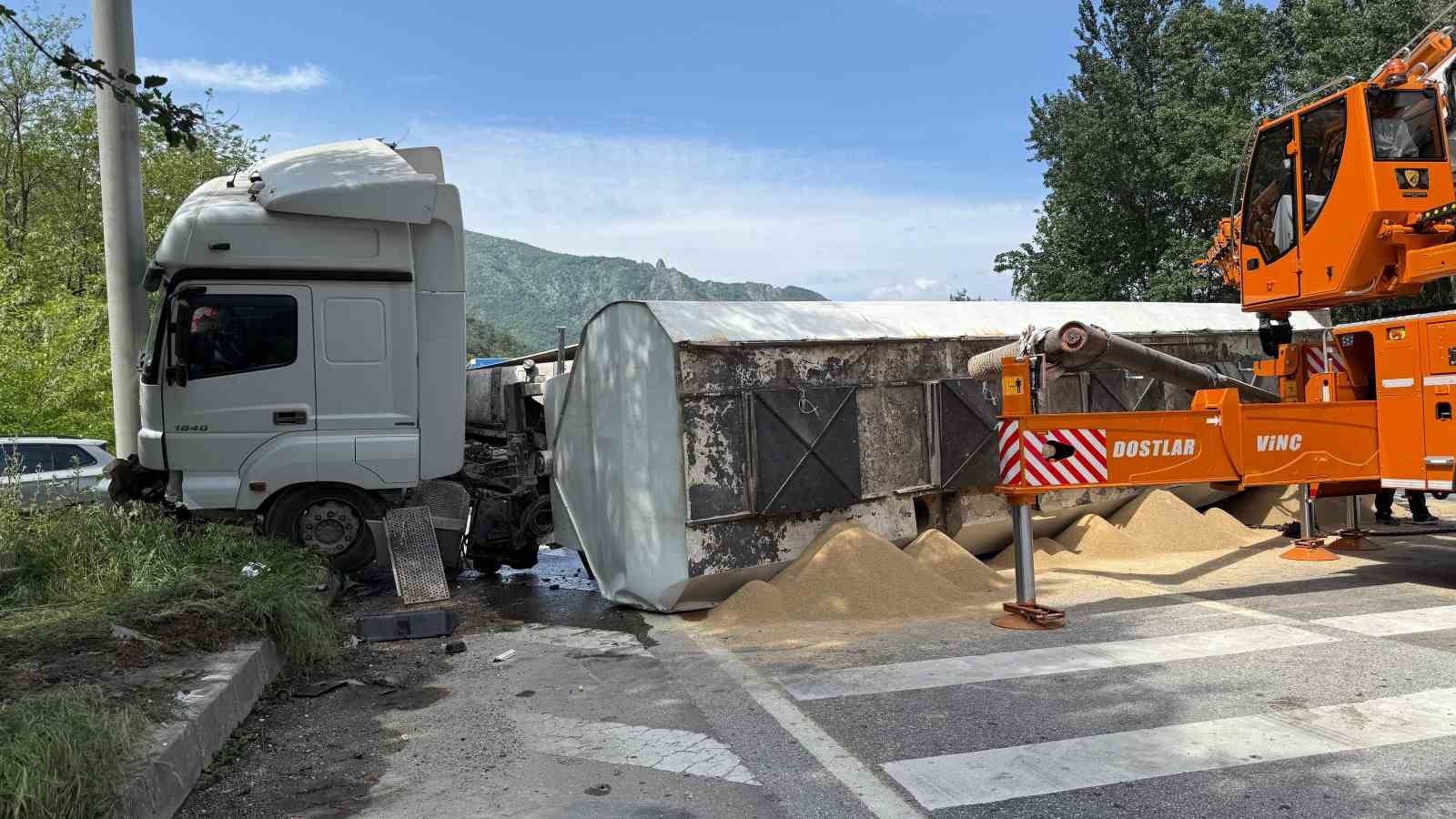 hafif-ticari-araca-carpan-25-ton-tavuk-yemi-yuklu-tir-d-650yi-kapatti