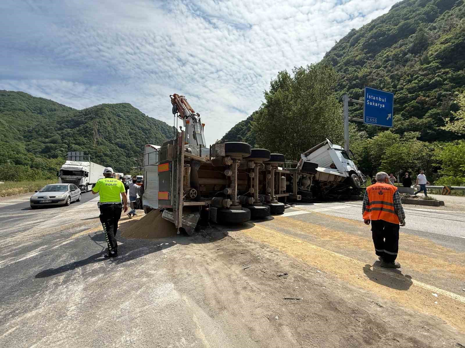 hafif-ticari-araca-carpan-25-ton-tavuk-yemi-yuklu-tir-d-650yi-kapatti